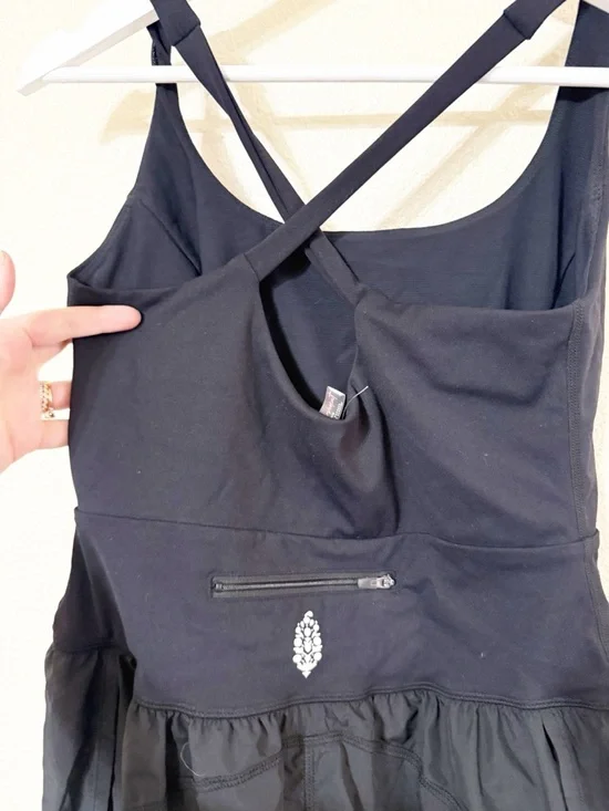 Free People FP Movement Righteous Reflective Logo Runsie Romper Size - Picture 8 of 10